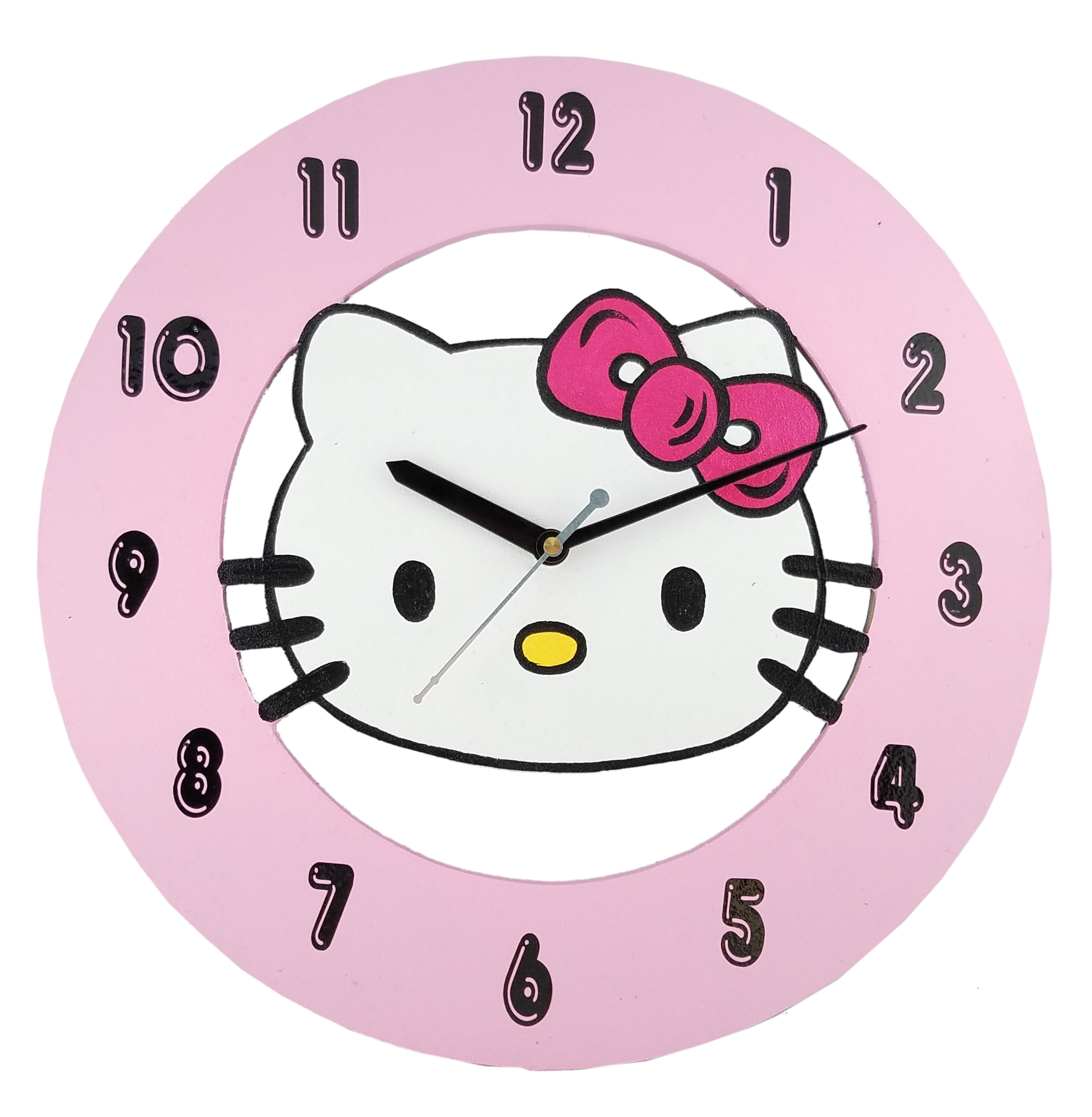Free: Camera Clipart Hello Kitty - Hello Kitty Clock Hand Made 